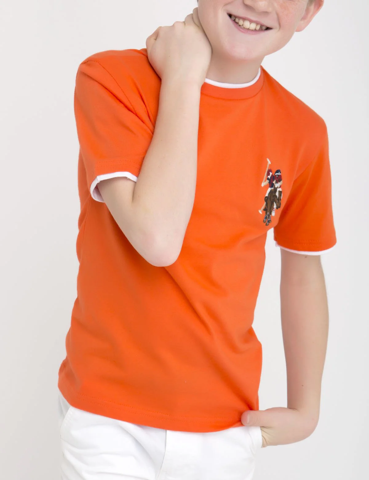 Boys Crew Neck Multi-Color Logo T-Shirt - Image 32
