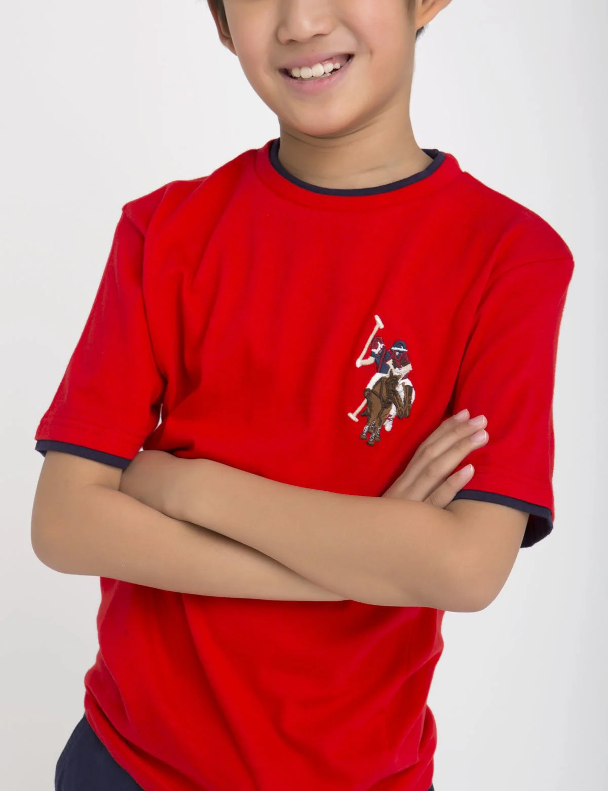 Boys Crew Neck Multi-Color Logo T-Shirt - Image 33