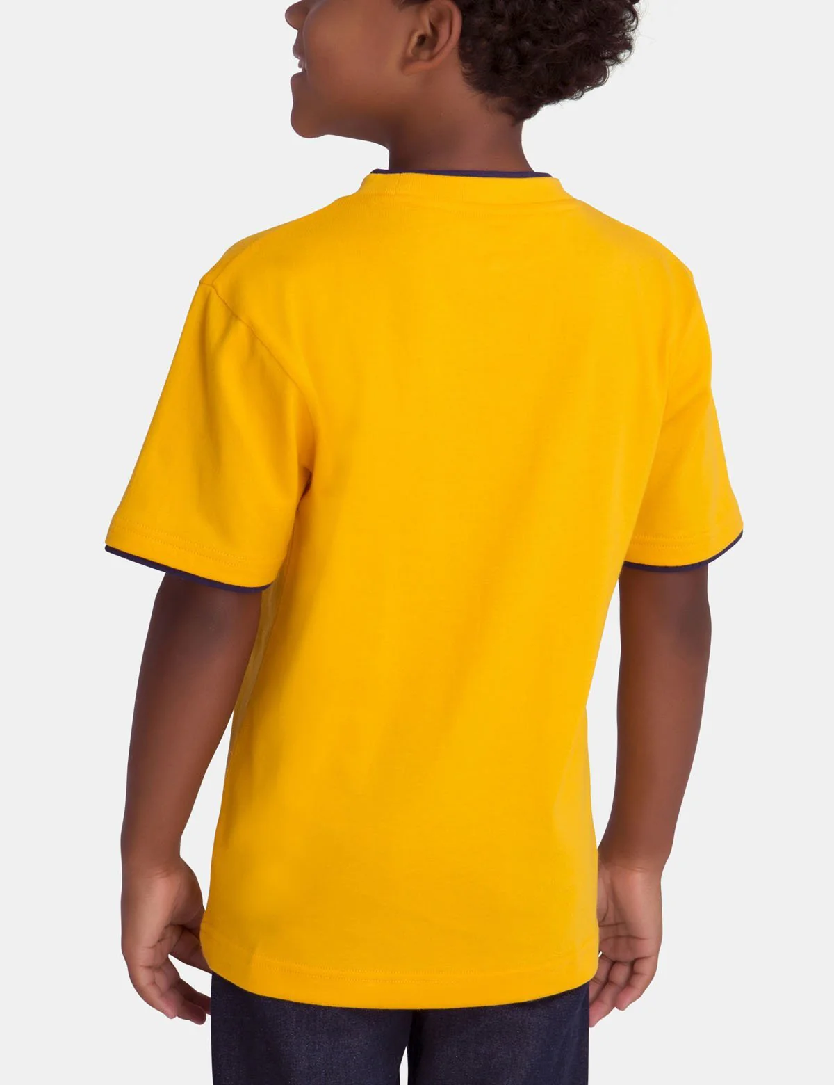 Boys Crew Neck Multi-Color Logo T-Shirt - Image 5
