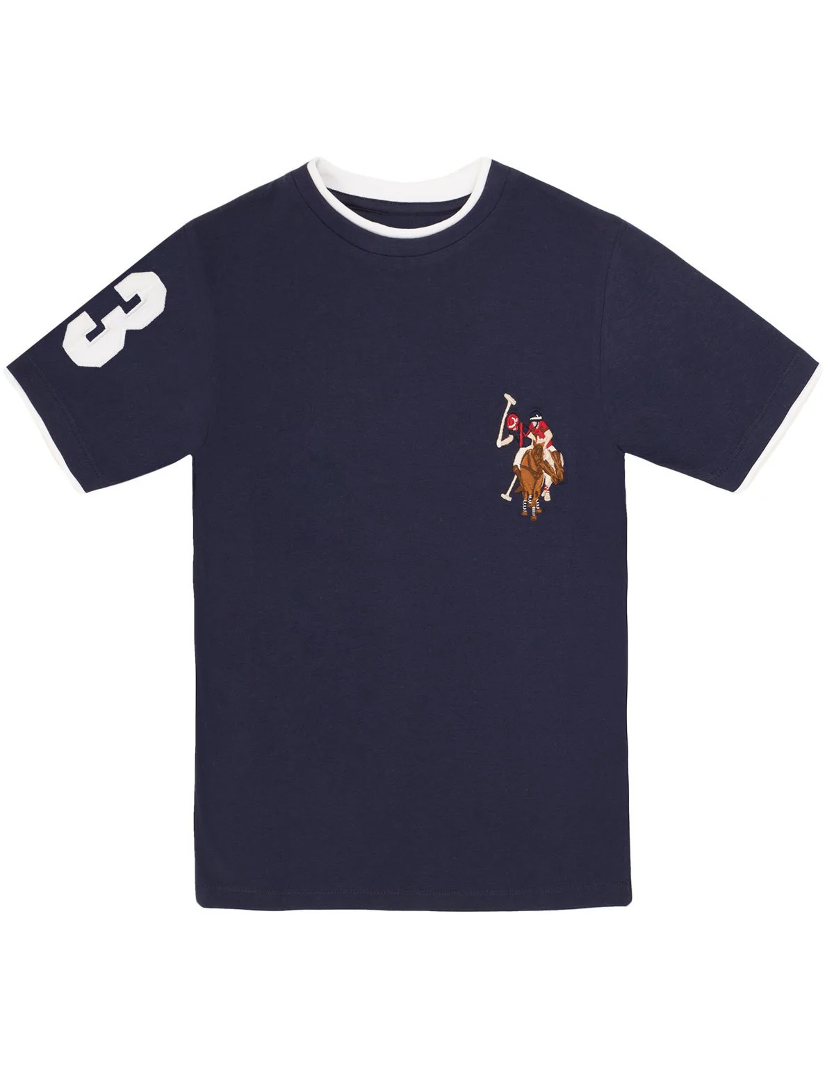 Boys Crew Neck Multi-Color Logo T-Shirt - Image 2