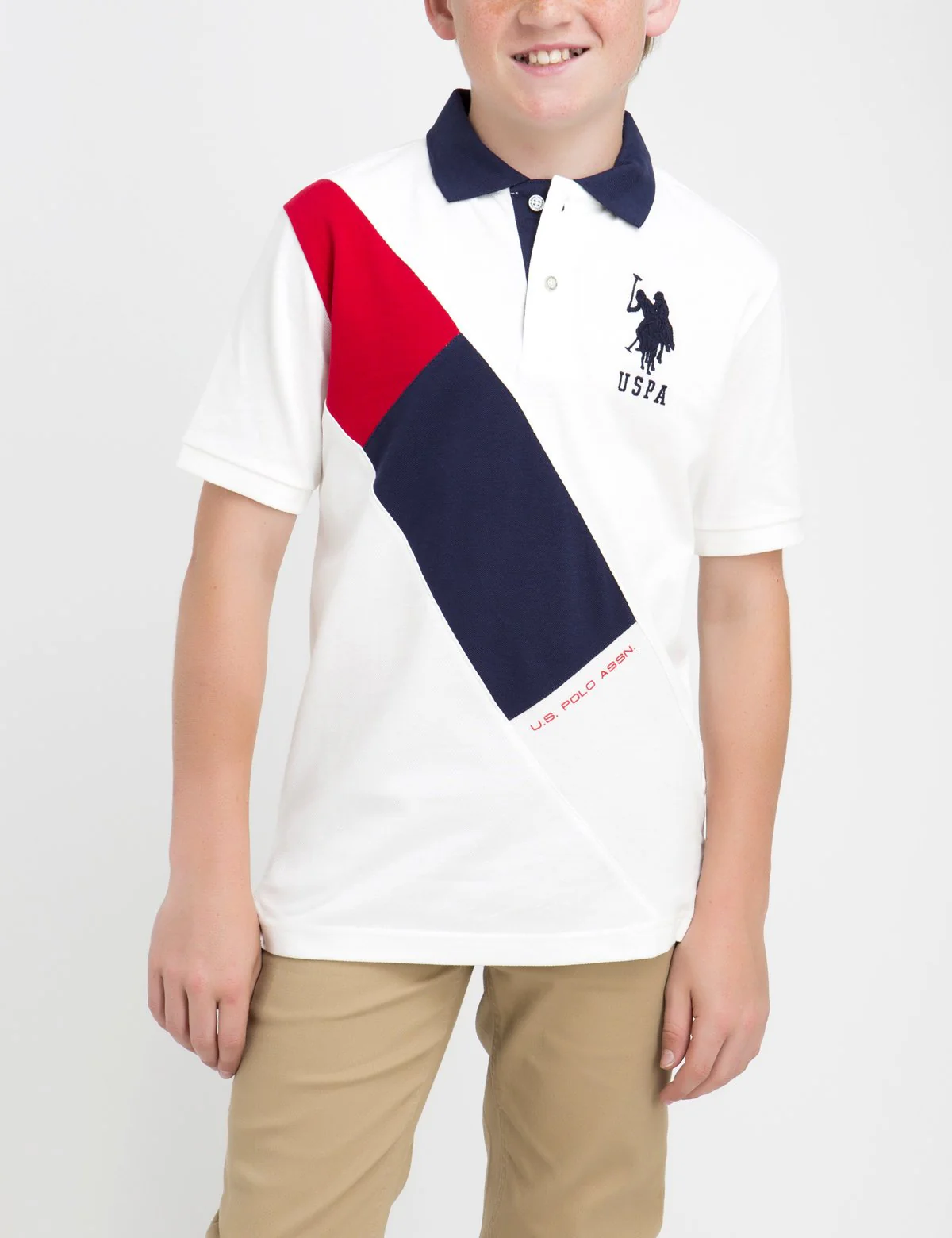 BOYS DIAGONAL POLO SHIRT - Image 10