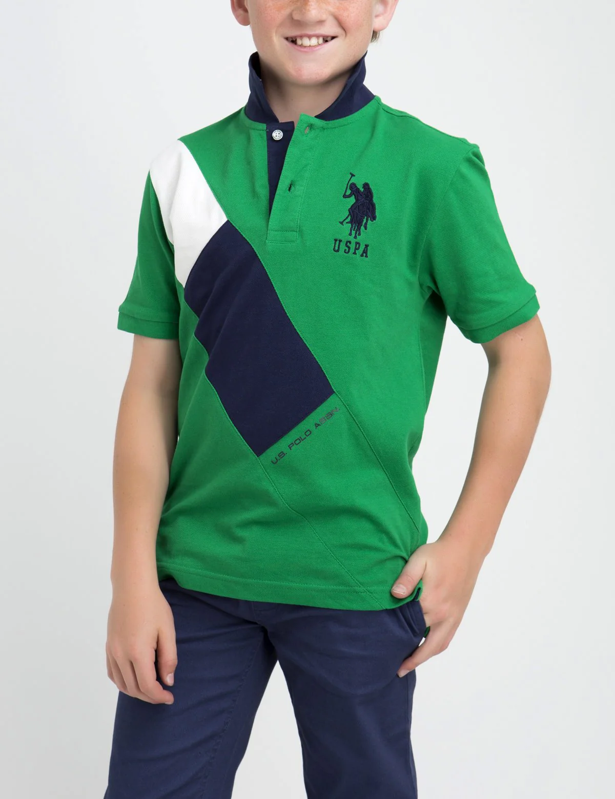 BOYS DIAGONAL POLO SHIRT - Image 7