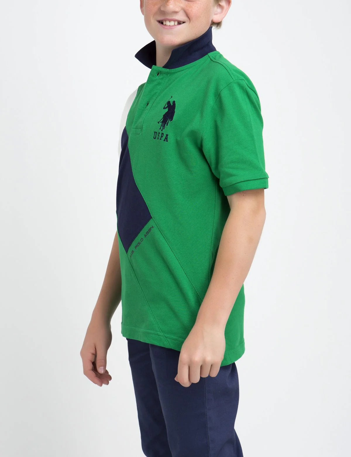 BOYS DIAGONAL POLO SHIRT - Image 8