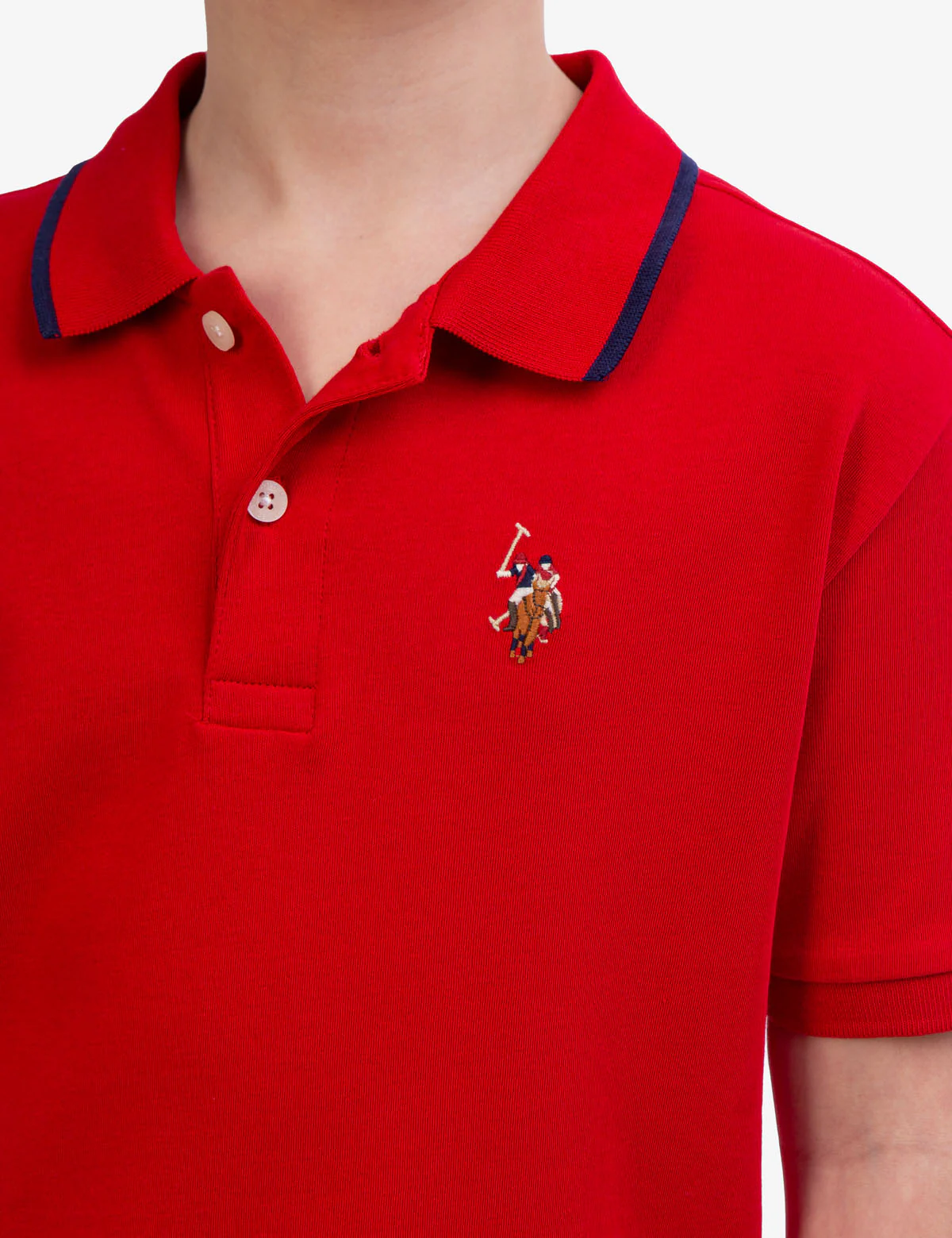 BOYS SOLID INTERLOCK POLO SHIRT - Image 14