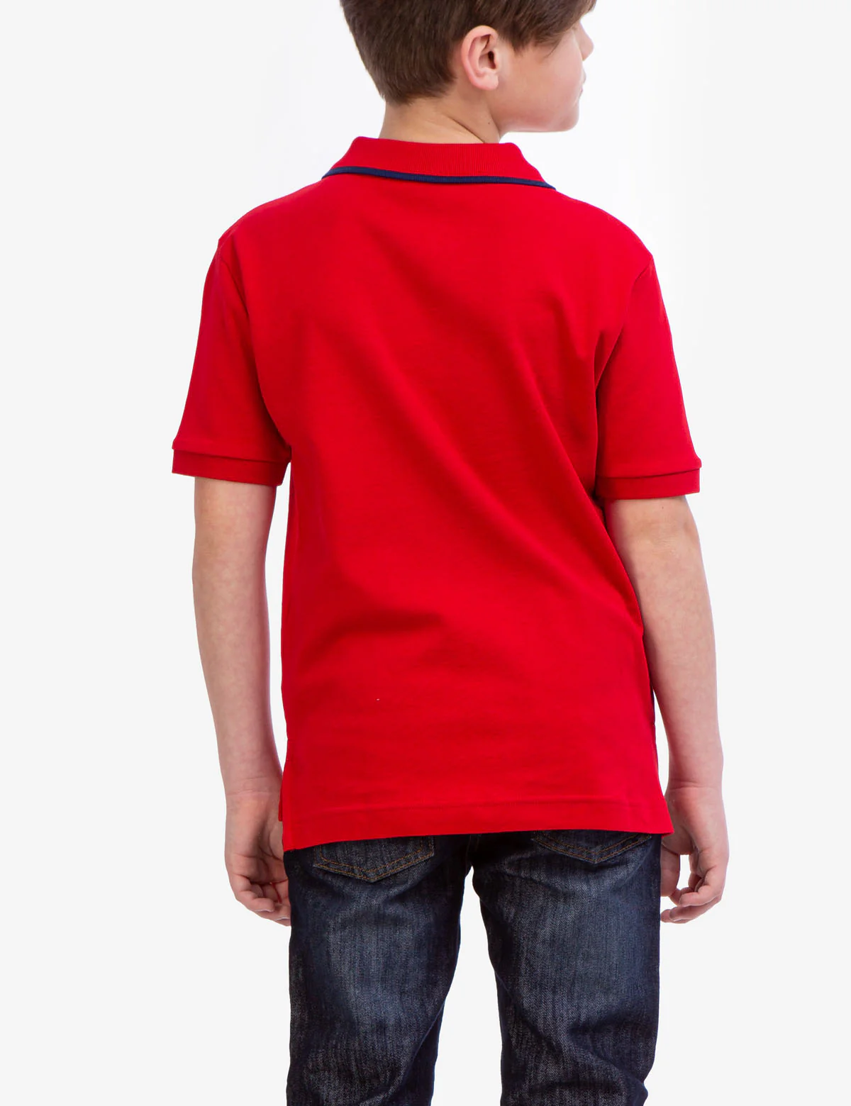 BOYS SOLID INTERLOCK POLO SHIRT - Image 15