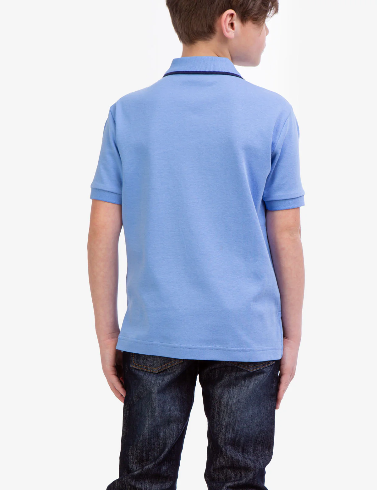 BOYS SOLID INTERLOCK POLO SHIRT - Image 21