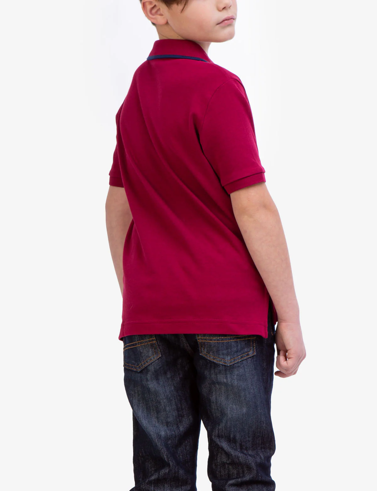 BOYS SOLID INTERLOCK POLO SHIRT - Image 26