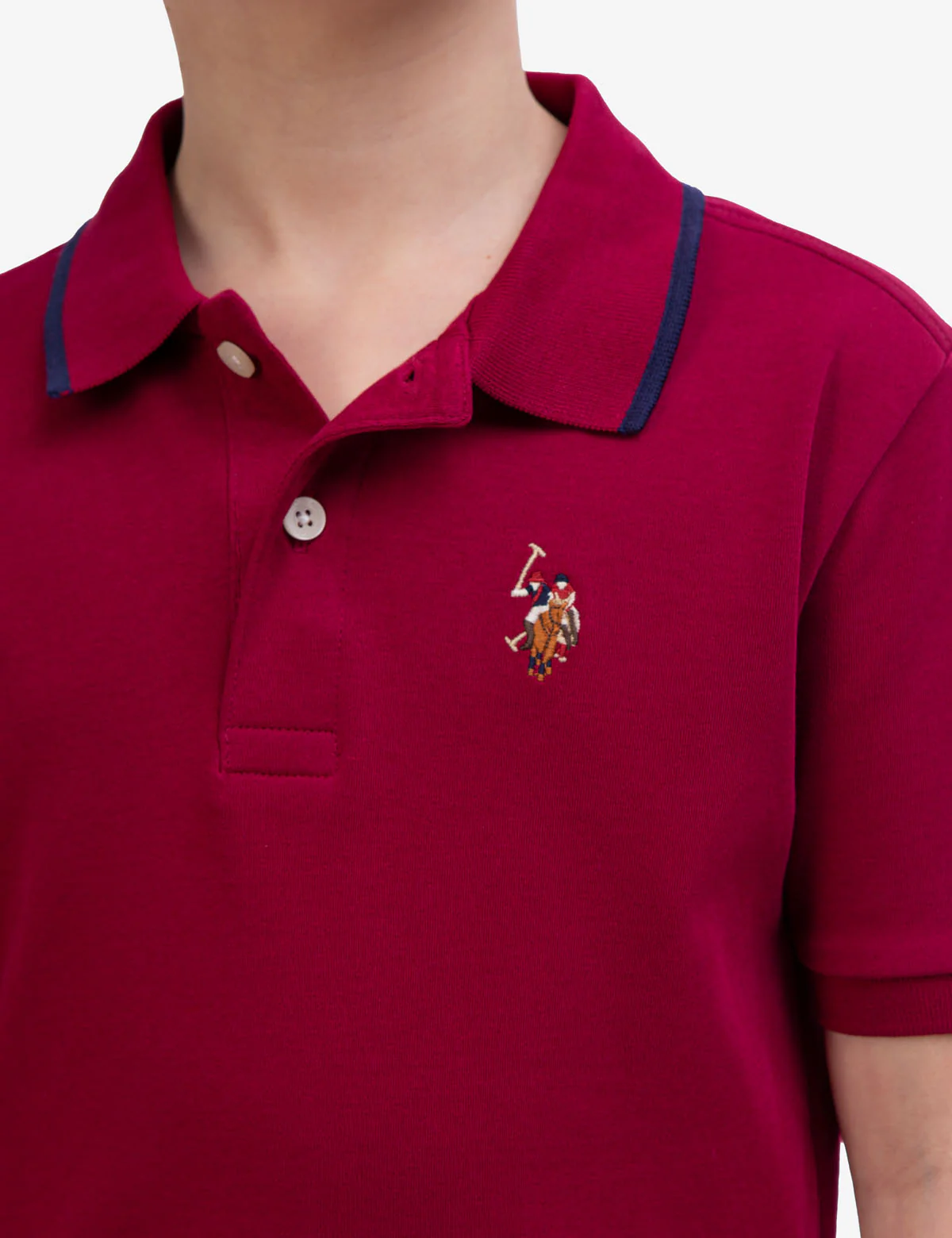 BOYS SOLID INTERLOCK POLO SHIRT - Image 27