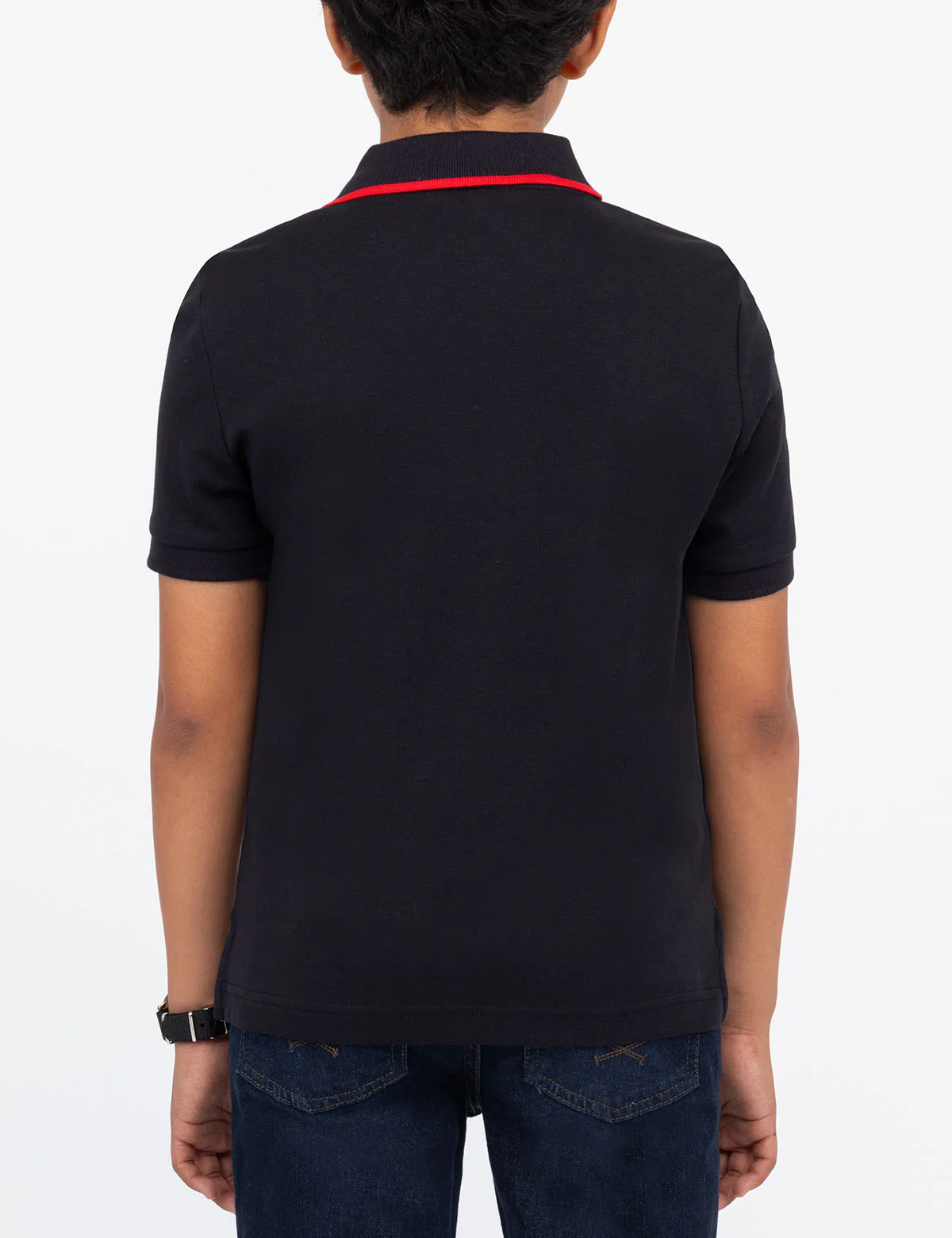 BOYS SOLID INTERLOCK POLO SHIRT - Image 31