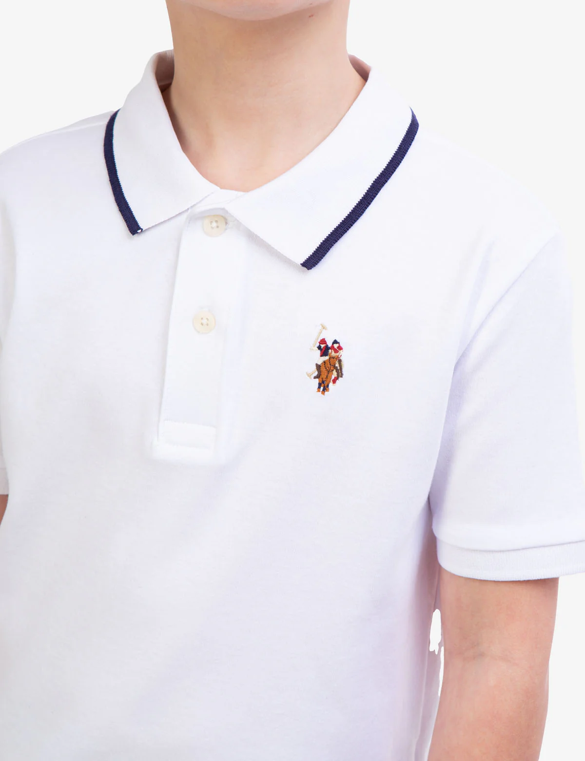 BOYS SOLID INTERLOCK POLO SHIRT - Image 5