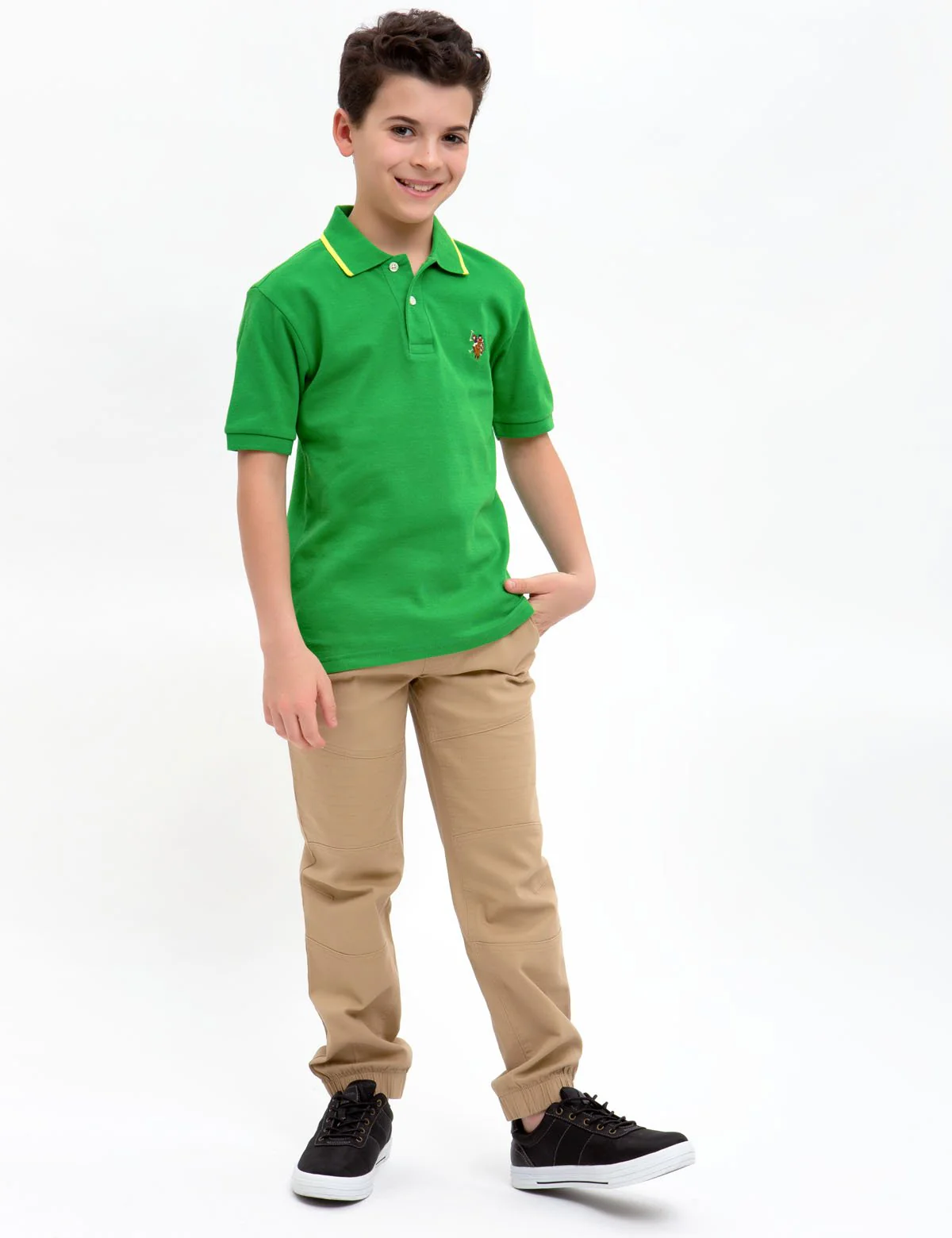 BOYS INTERLOCK POLO SHIRT - Image 5