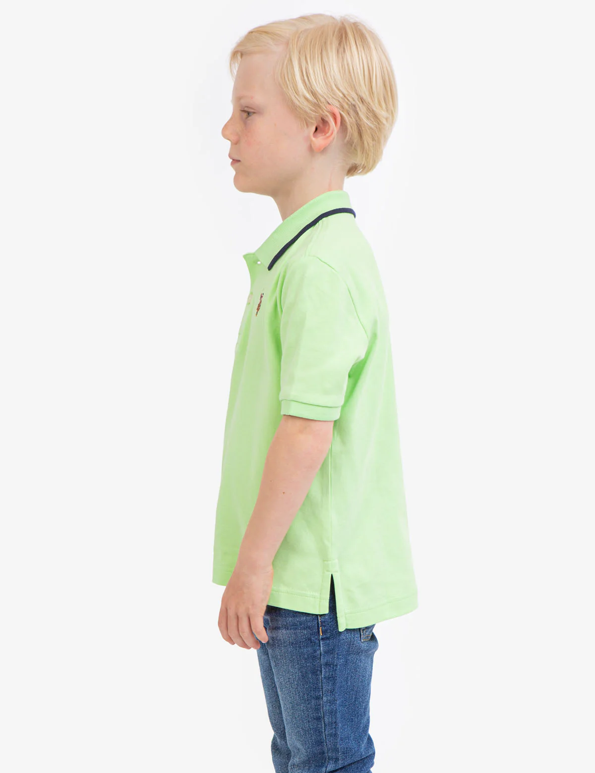 BOYS INTERLOCK POLO SHIRT - Image 3