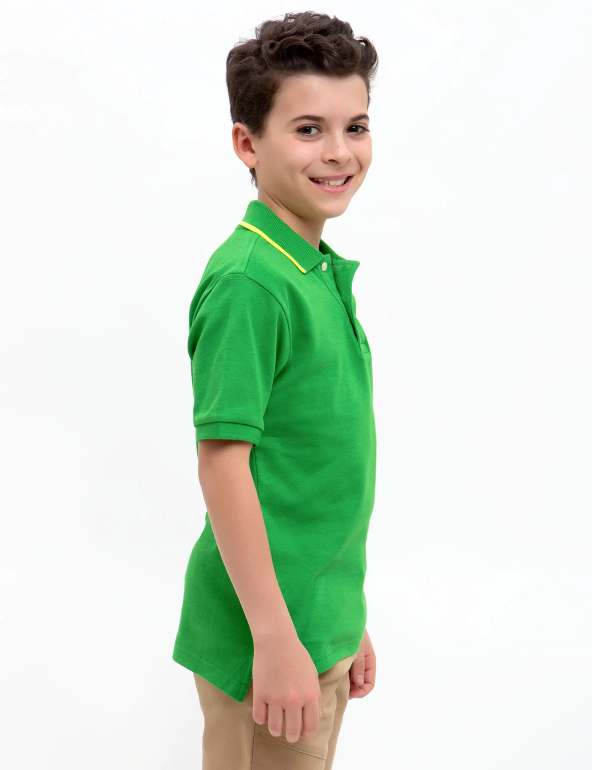 BOYS INTERLOCK POLO SHIRT - Image 7