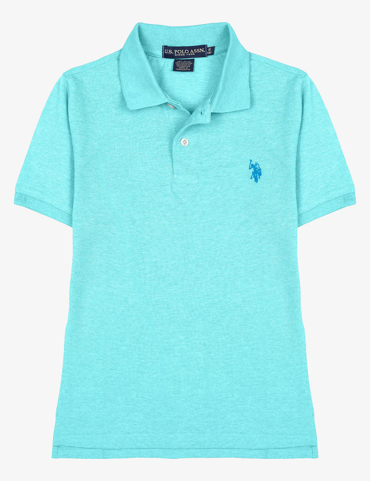 BOYS LOGO PIQUE POLO SHIRT - Image 2