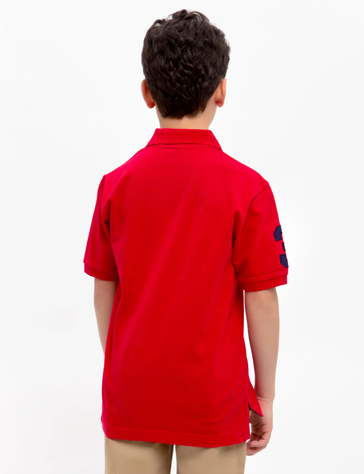 Boys Multi-Color Big Logo Polo Shirt - Image 13