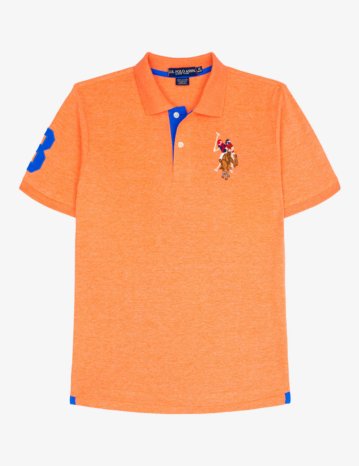 BOYS MULTI-COLOR BIG LOGO POLO SHIRT - Image 2