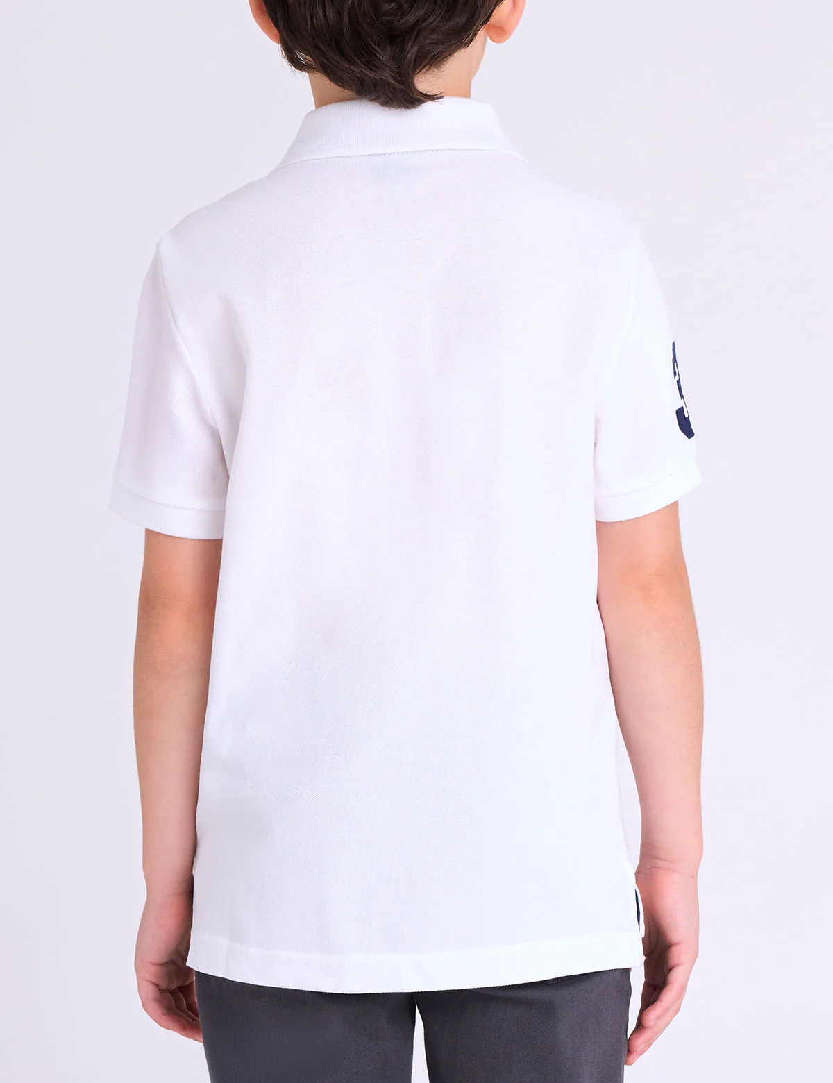 BOYS MULTI COLOR LOGO SOLID PIQUE POLO SHIRT - Image 11