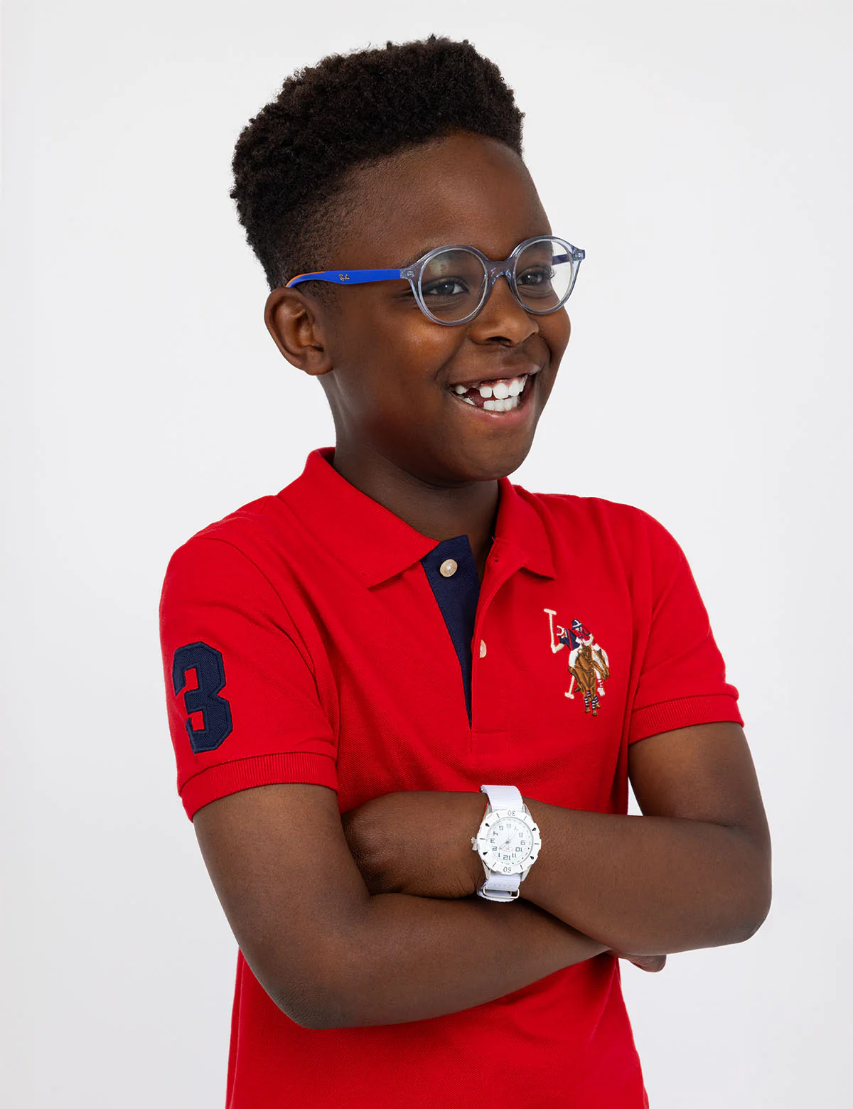 BOYS MULTI COLOR LOGO SOLID PIQUE POLO SHIRT - Image 18
