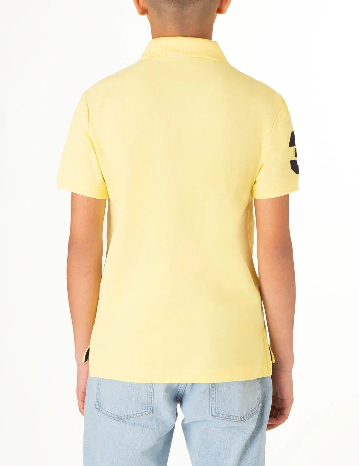 BOYS MULTI COLOR LOGO PIQUE POLO SHIRT - Image 11