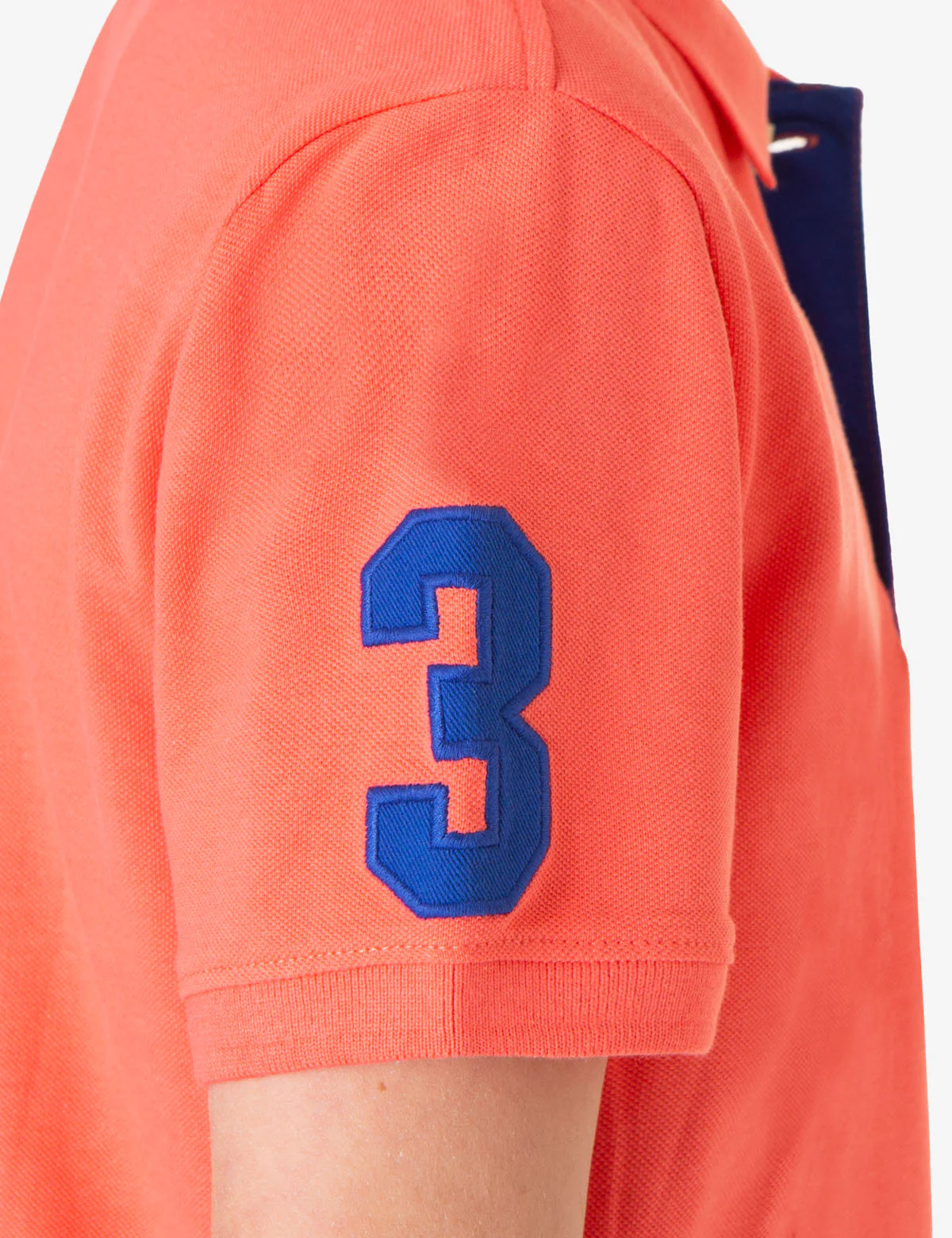 BOYS MULTI COLOR LOGO PIQUE POLO SHIRT - Image 7