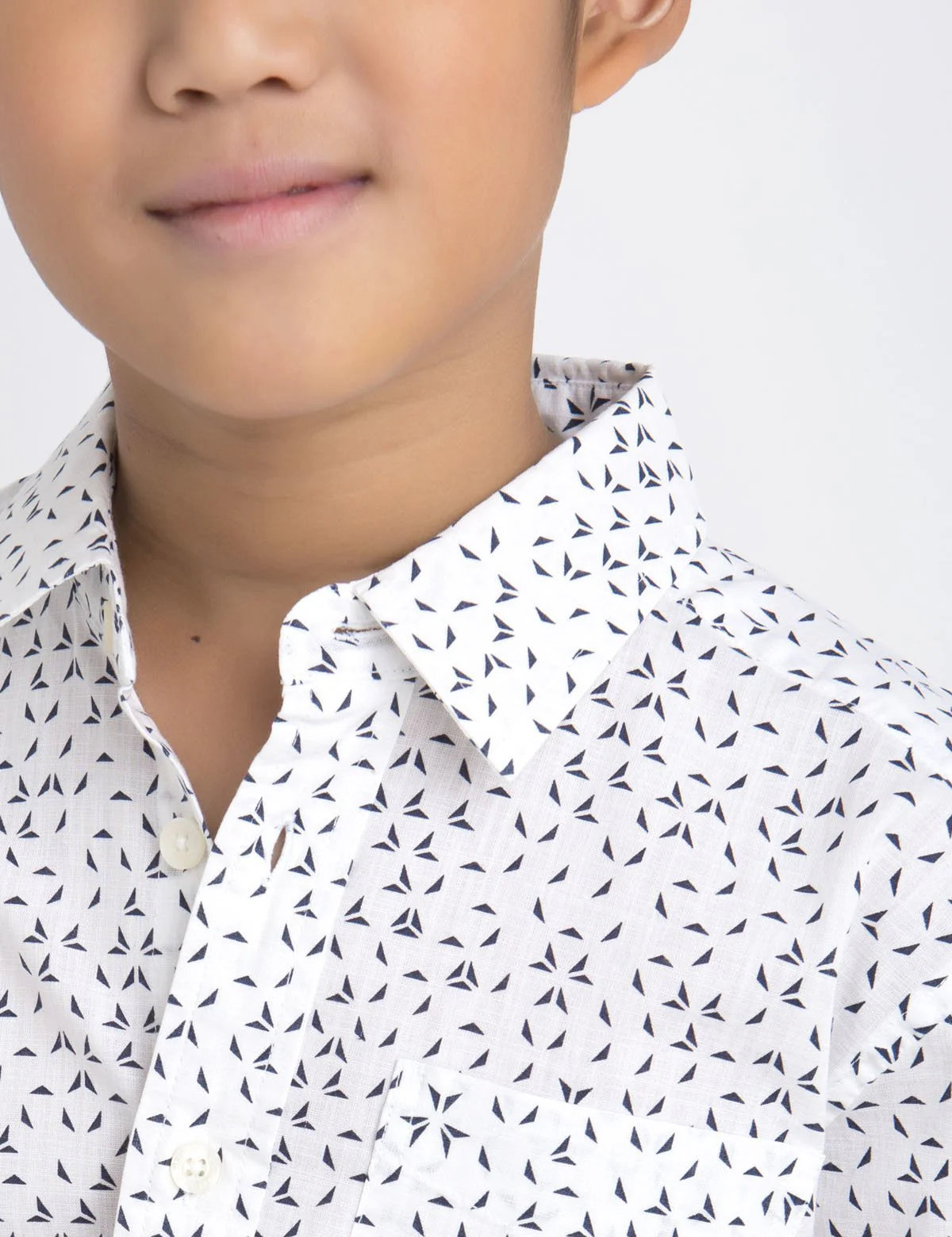 BOYS ORIGAMI PRINT SHIRT - Image 5