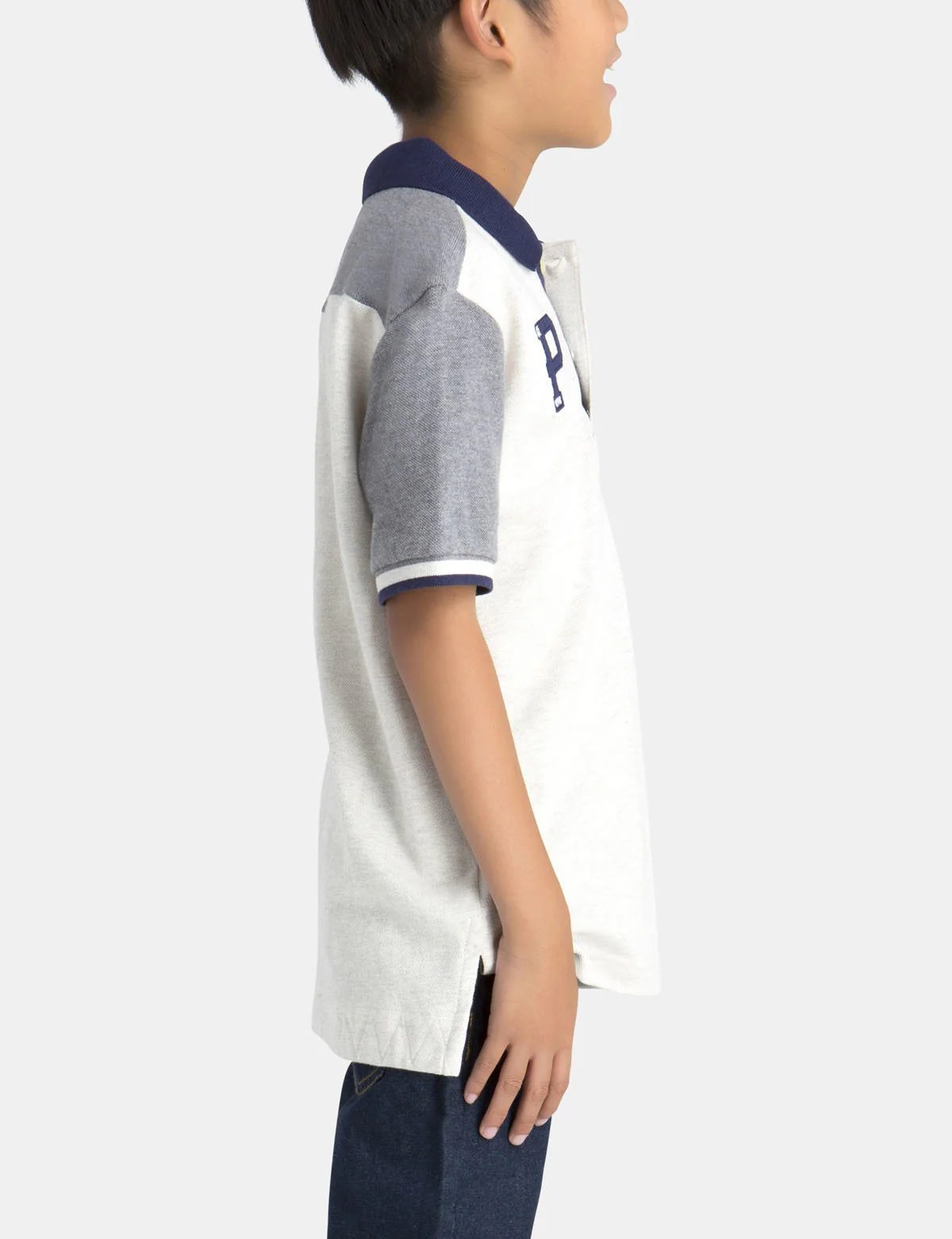 BOYS PATCH PIQUE POLO SHIRT - Image 5