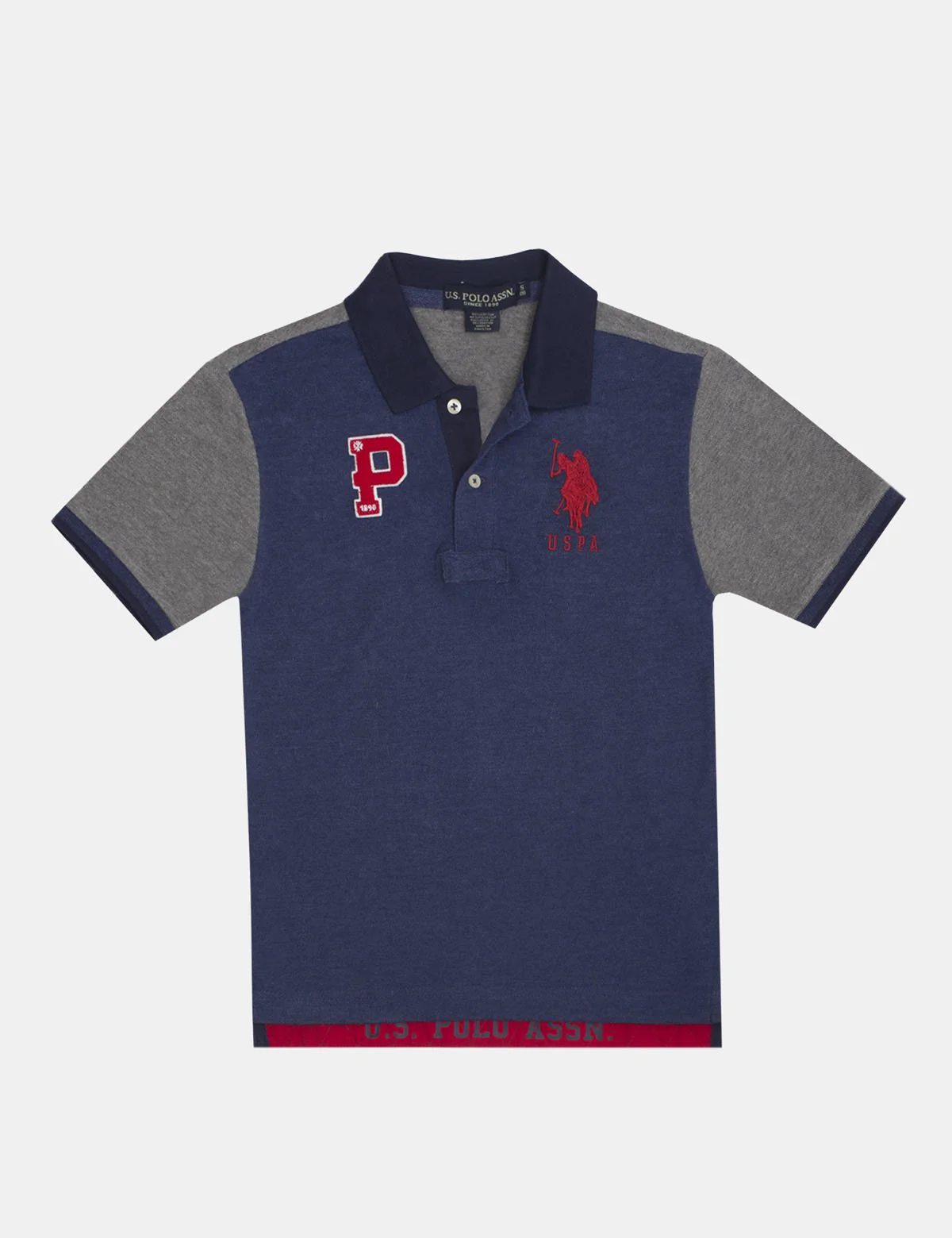 BOYS PATCH PIQUE POLO SHIRT - Image 8