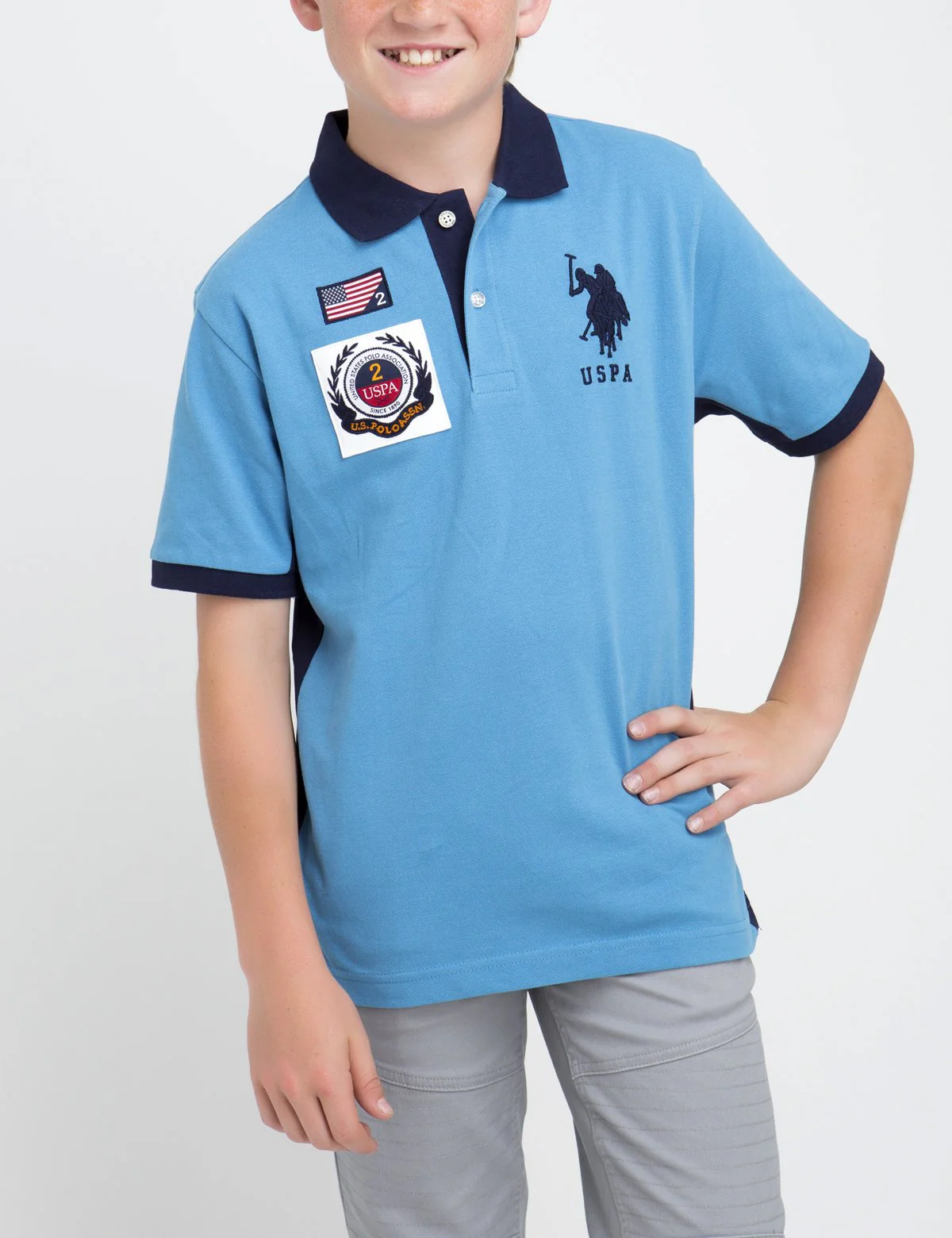 BOYS PATCH POLO SHIRT - Image 13
