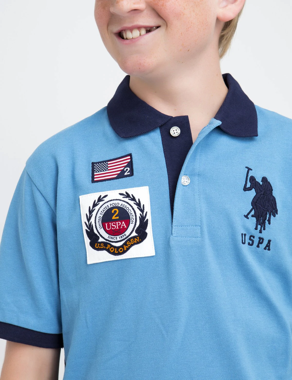 BOYS PATCH POLO SHIRT - Image 14