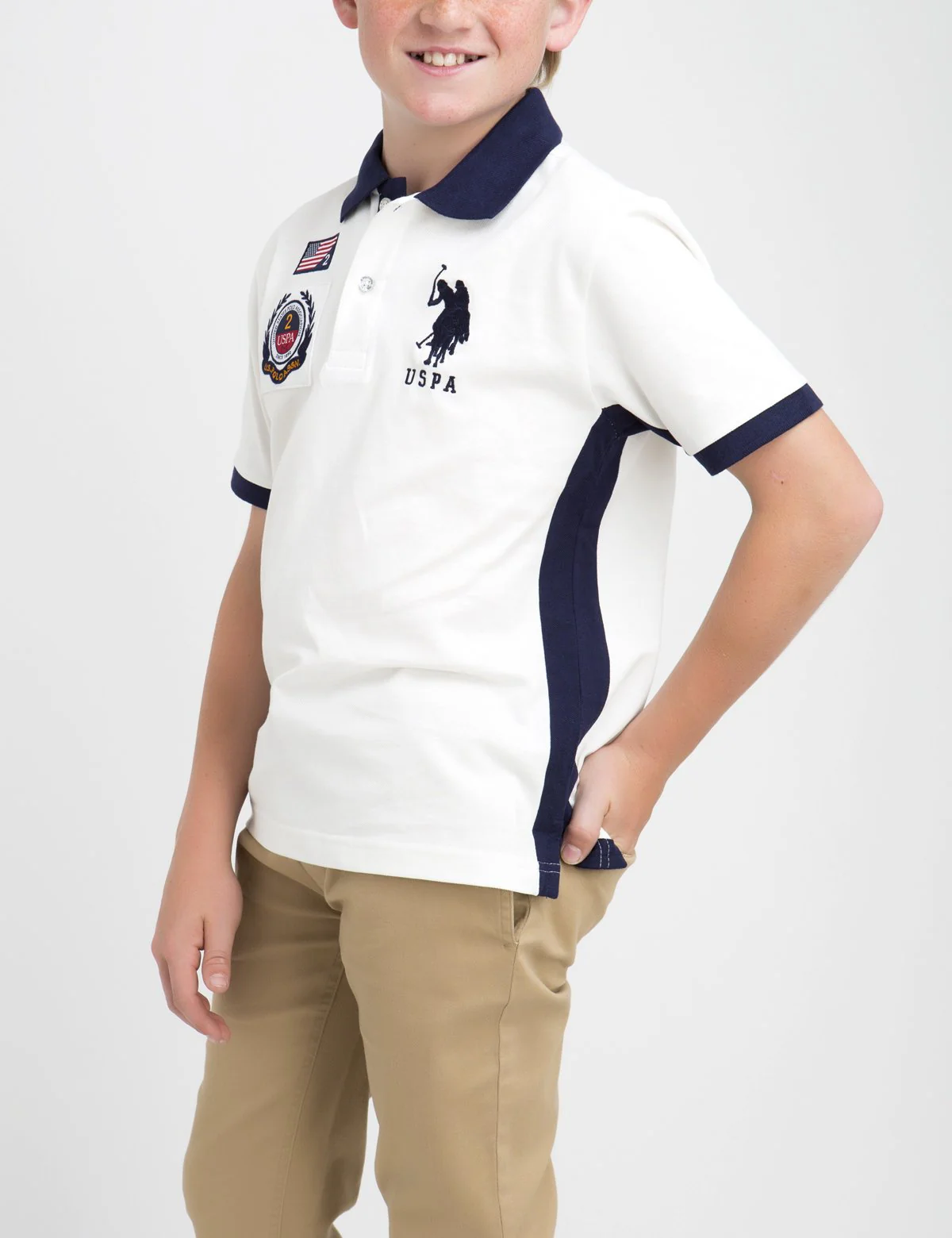 BOYS PATCH POLO SHIRT - Image 23