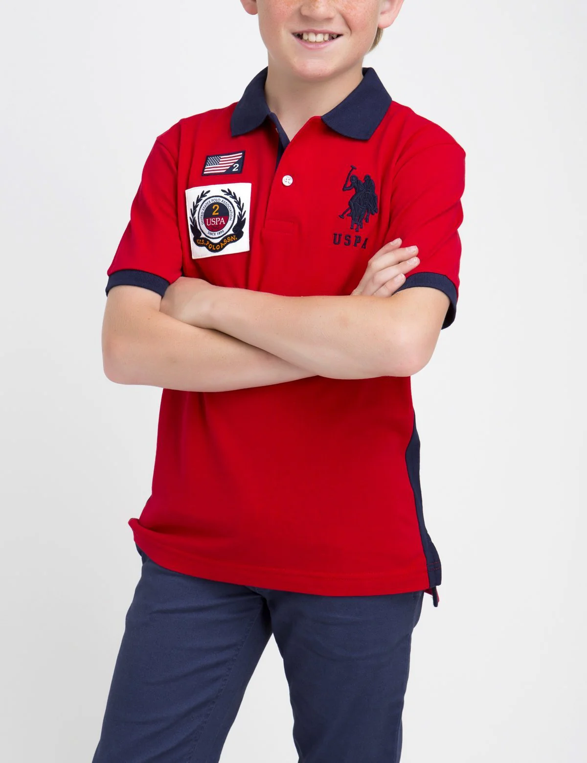 BOYS PATCH POLO SHIRT - Image 5