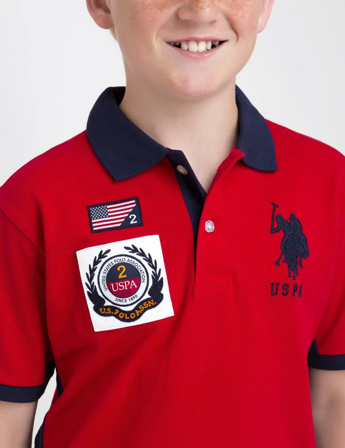 BOYS PATCH POLO SHIRT - Image 6