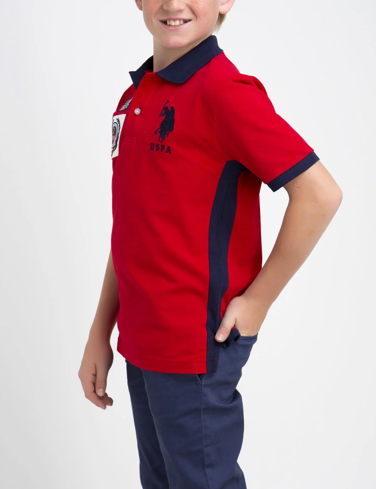 BOYS PATCH POLO SHIRT - Image 7