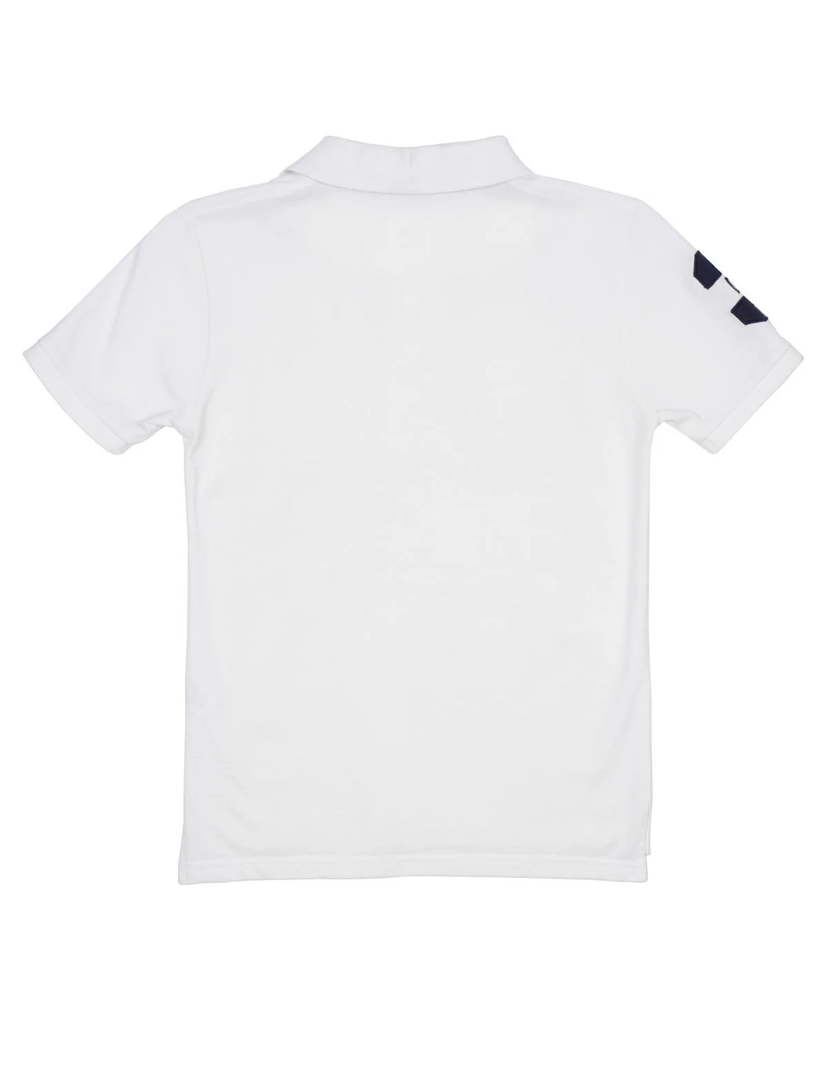 Boys Pique Big Logo Polo Shirt - Image 5