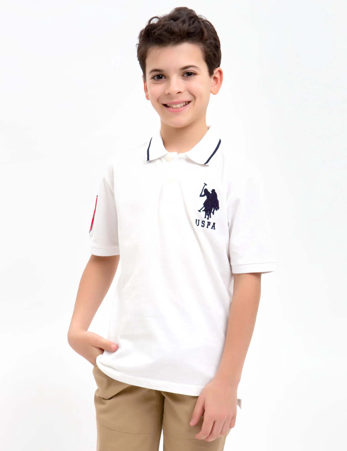 BOYS PIQUE SOLID POLO SHIRT - Image 10
