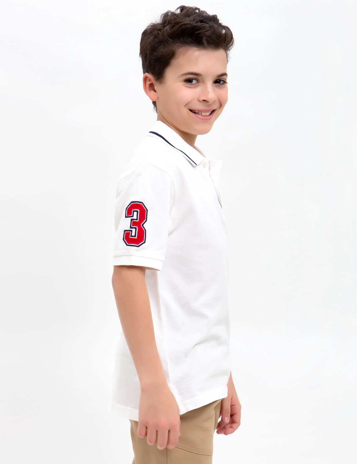BOYS PIQUE SOLID POLO SHIRT - Image 11