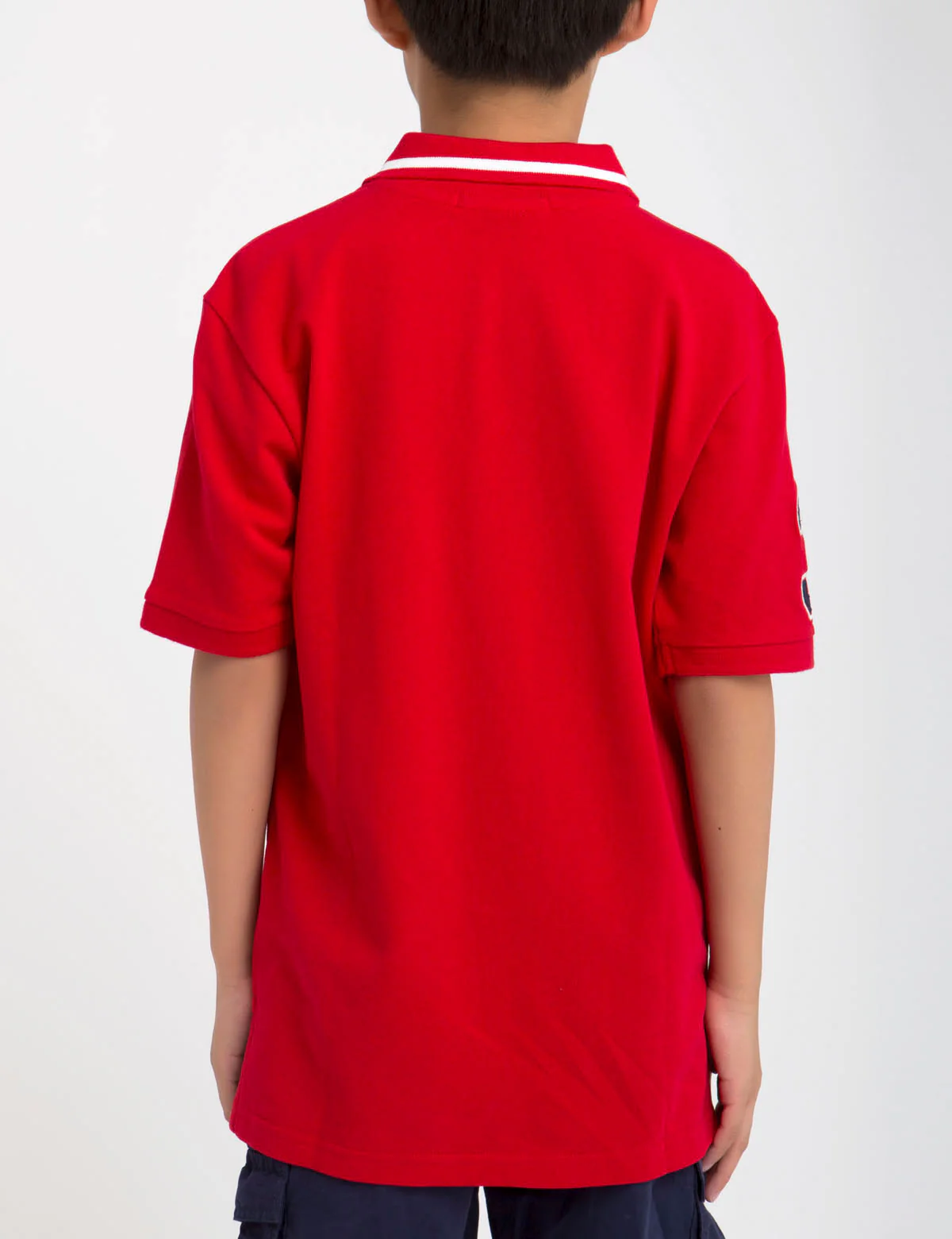 BOYS PIQUE SOLID POLO SHIRT - Image 4