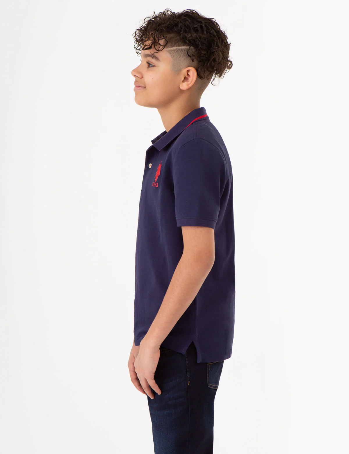 BOYS PIQUE SOLID POLO SHIRT - Image 6