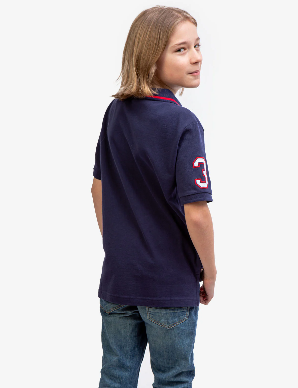 BOYS PIQUE SOLID POLO SHIRT - Image 7