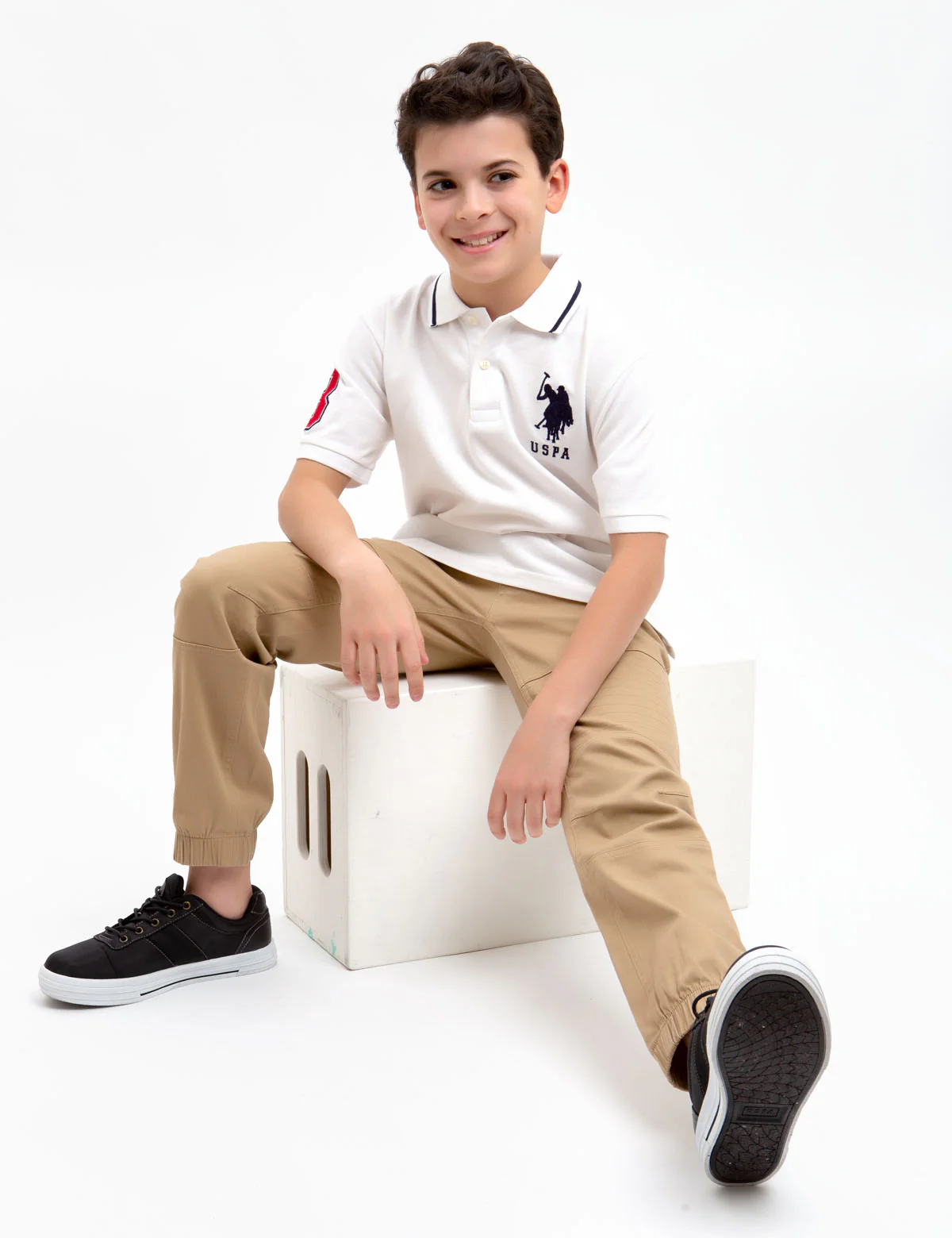 BOYS PIQUE SOLID POLO SHIRT - Image 9