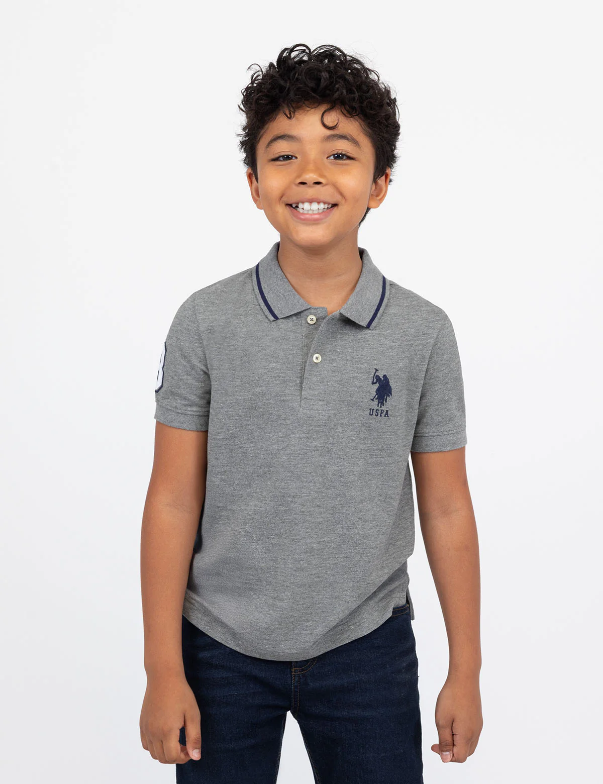 BOYS SOLID PIQUE POLO SHIRT - Image 3