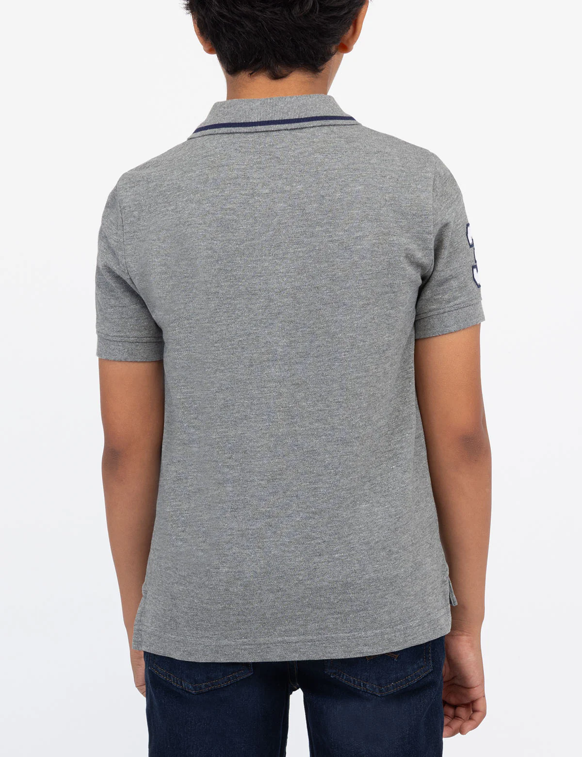 BOYS SOLID PIQUE POLO SHIRT - Image 4