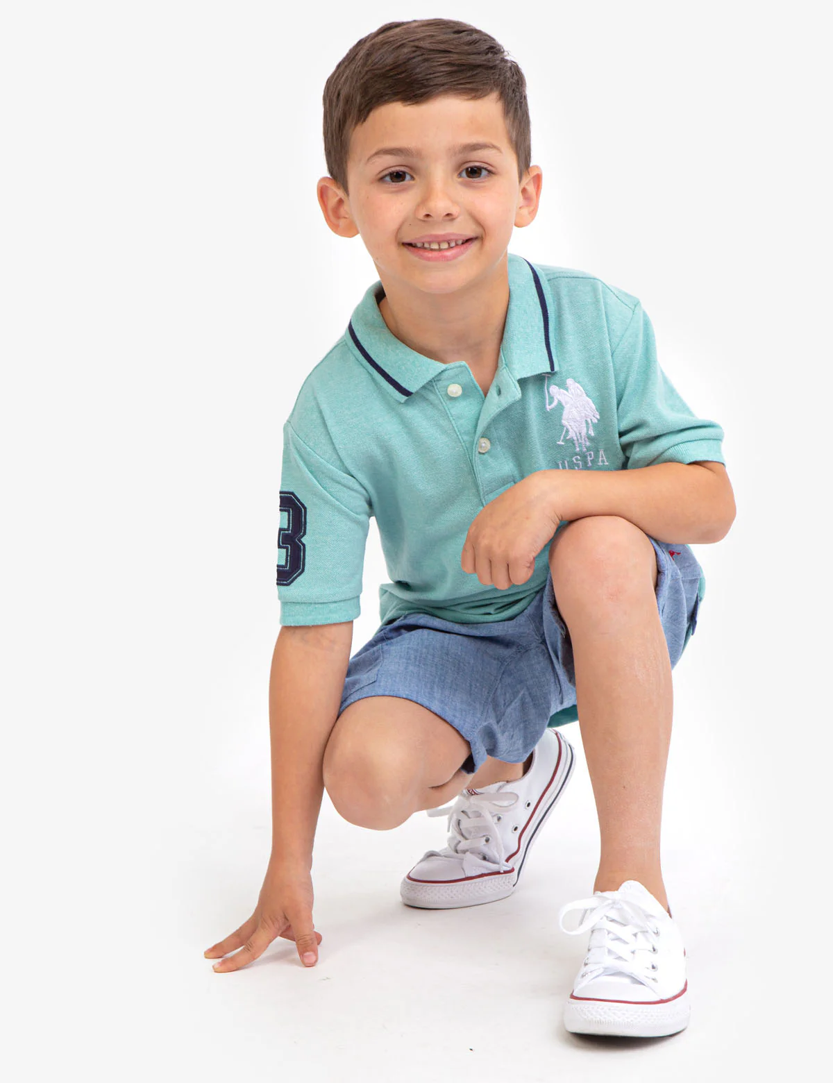 BOYS SOLID PIQUE POLO SHIRT - Image 6