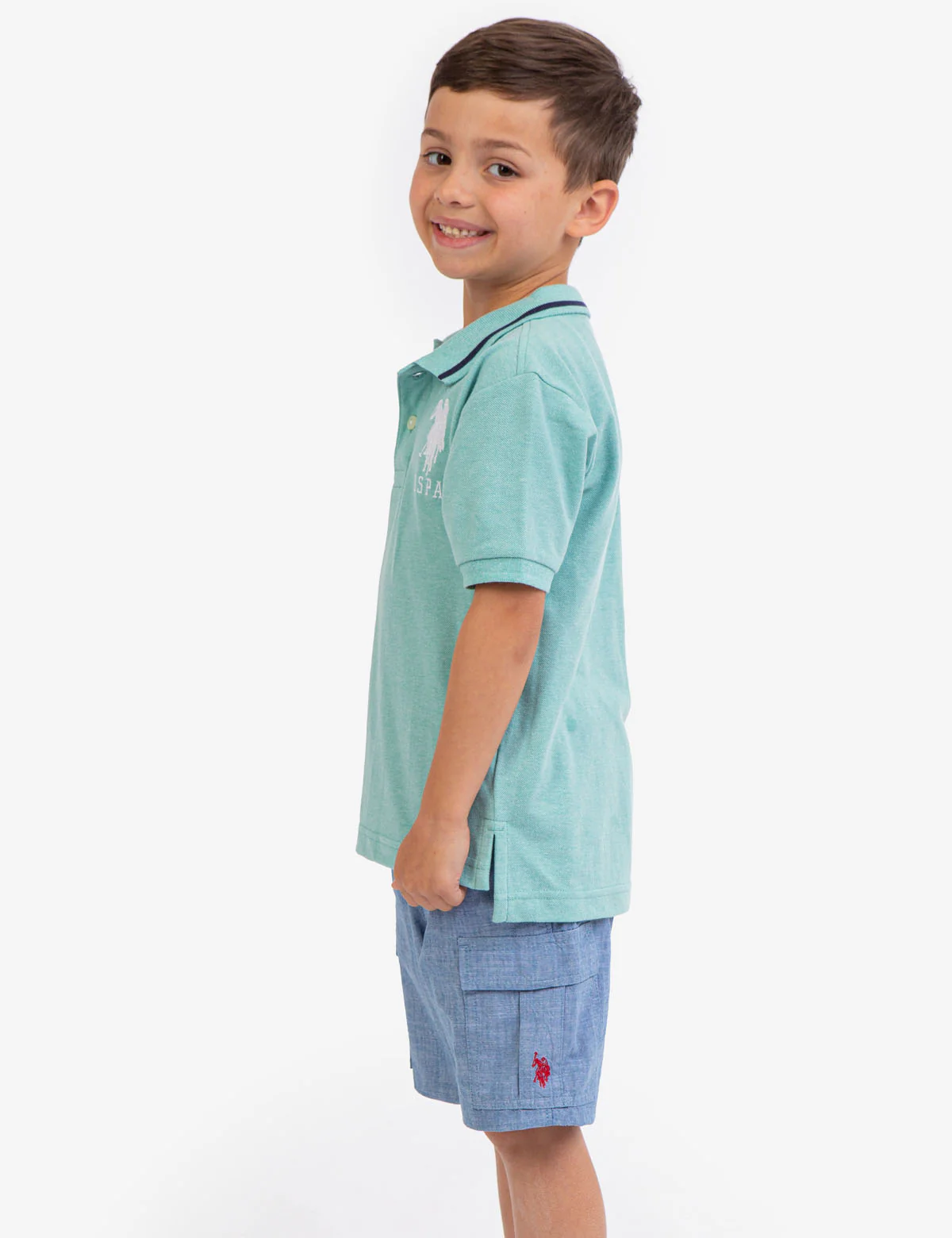 BOYS SOLID PIQUE POLO SHIRT - Image 7