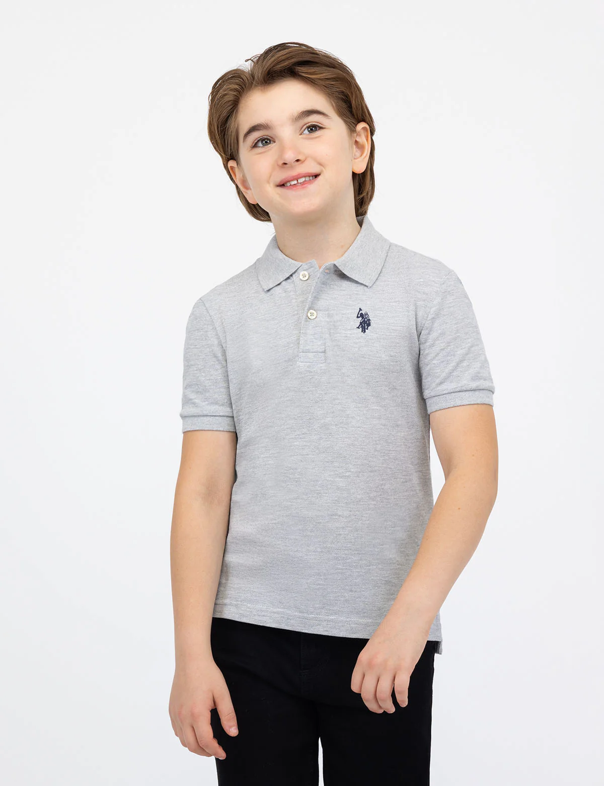 BOYS SOLID PIQUE POLO SHIRT - Image 11