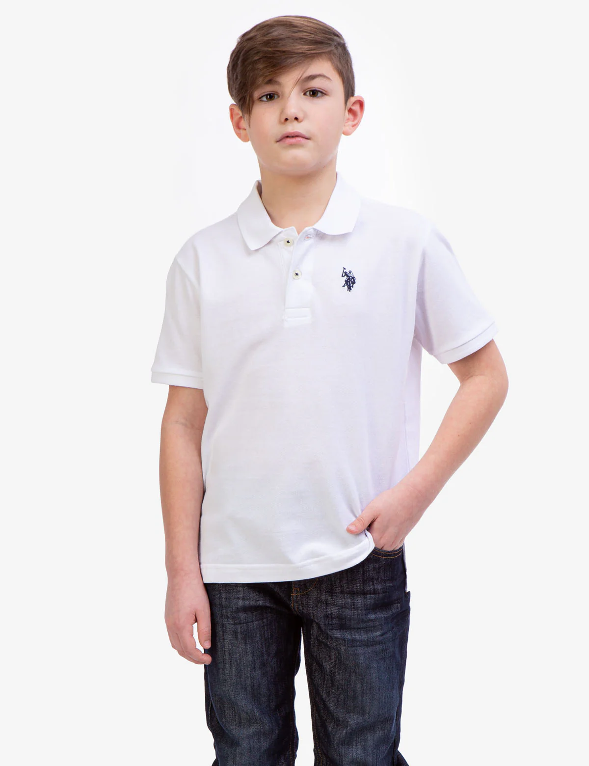 BOYS SOLID PIQUE POLO SHIRT - Image 13