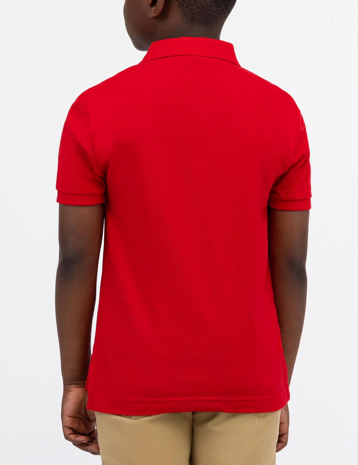 BOYS SOLID PIQUE POLO SHIRT - Image 8