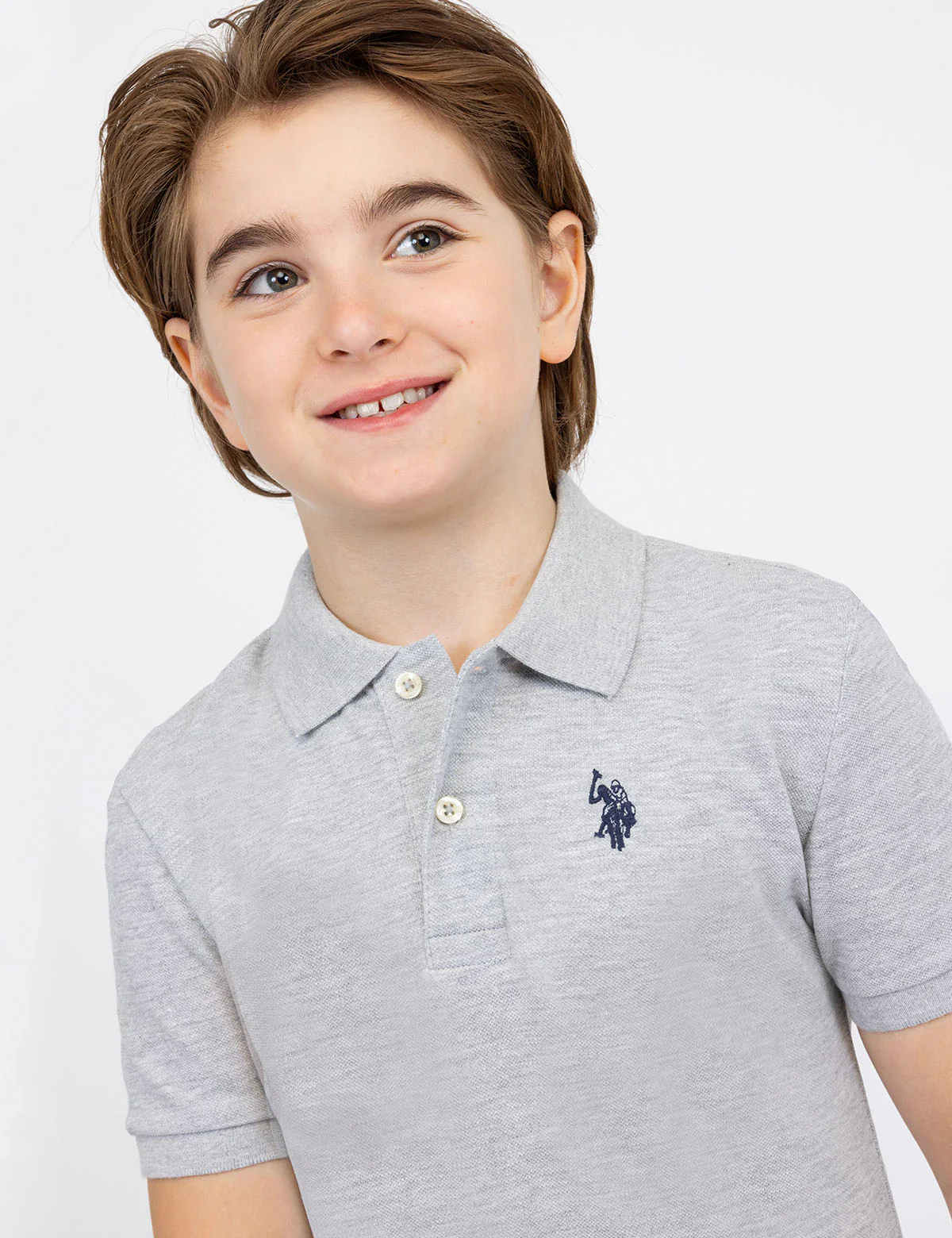 BOYS SOLID PIQUE POLO SHIRT - Image 9