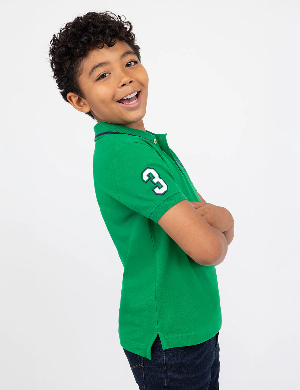 BOYS PIQUE SOLID POLO SHIRT - Image 8