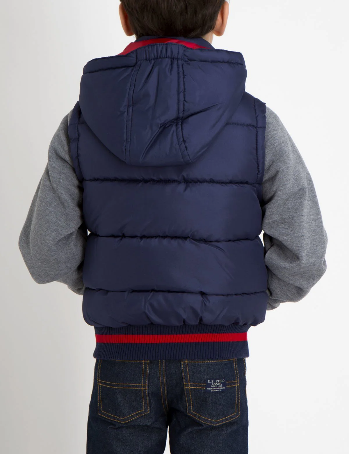 BOYS PUFFER VEST WITH SLEEVES - Image 3